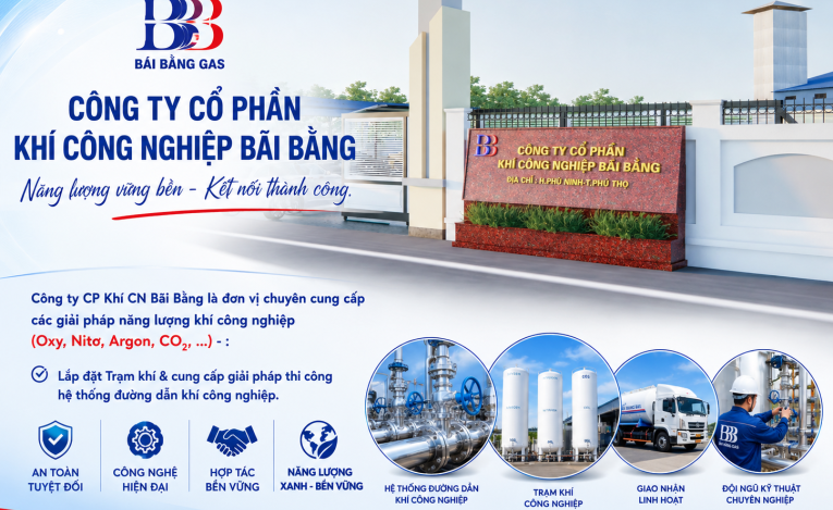 CÔNG TY CP KHÍ CÔNG NGHIỆP BÃI BẰNG